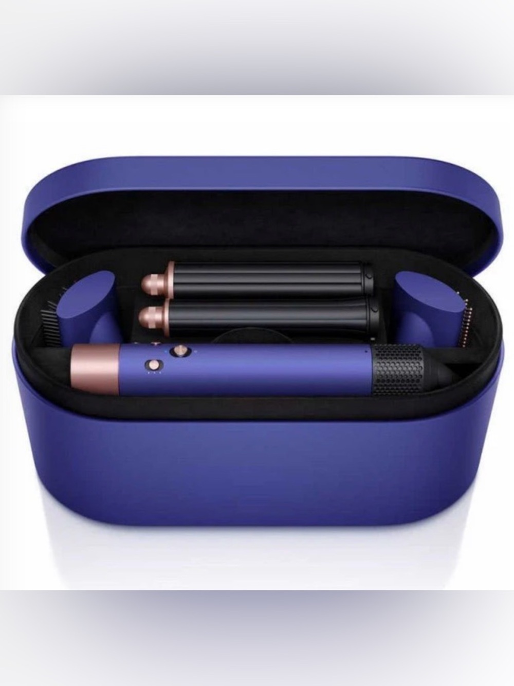 Dyson multi-styler in Violet with Rose Gold Accents